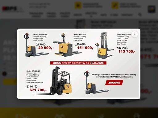 vytvořte si v našem konfigurátoru vzv na míru a my vám pošleme konkrétní nabídku. prodáváme a pronajímáme kvalitní a ergonomické vysokozdvižné vozíky cat®.