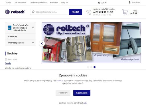 dodání automatických dveří na klíč
