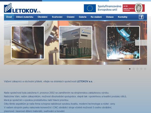  zámečnictví, kovovýroba, kooperace, sériová i kusová výroba, svařování, ohýbání a tvarovaní plechů, laser , volné pracovní pozice, trubkový laser, plošné a profilové pálení, svářeč, zámečník, řidič