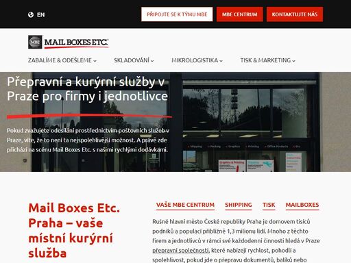 mail boxes etc. praha nabízí spolehlivé kurýrní, poštovní, doručovací, tiskové a přepravní služby. získejte rychlé a spolehlivé řešení na míru ještě dnes!