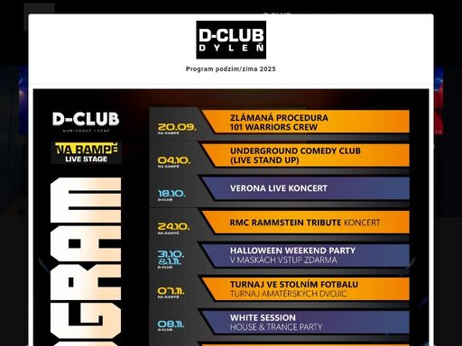 diskotéka d-club dyleň - taneční klub v srdci lázeňského města mariánské lázně. drinky, akce, muzika, live djs, wifi zdarma