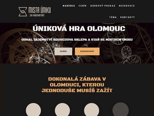 zábava, kterou jednoduše musíš zažít. máš na to, být mistrem úniku i ty? přijď se přesvědčit se svou partou a zažijte neotřelou zábavu plnou emocí.