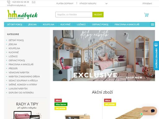 hmnabytek.cz - svět nábytku a vybavení interiéru. široký sortiment, kvalitní nábytek, výhodná doprava po celé čr, a to vše za skvělé ceny!