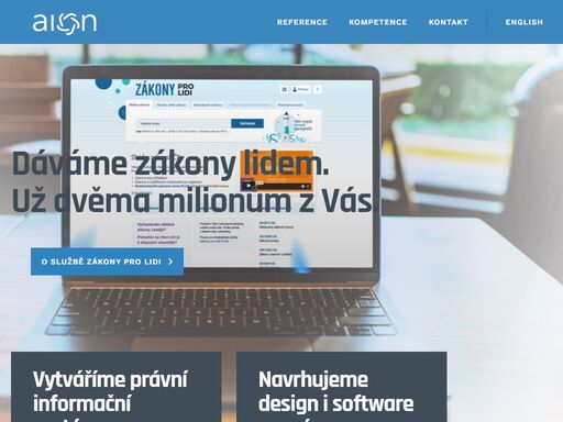 aion cs, s.r.o., vyvíjí softwarová řešení na míru. výsledkem jsou moderní zákaznicky orientované informační portály.