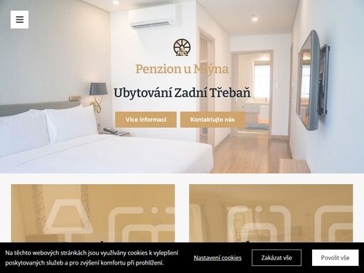 ubytování zadní třebaň