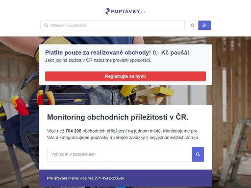 monitorujeme pro vás a kategorizujeme poptávky a veřejné zakázky z nejvýznamnějších zdrojů.