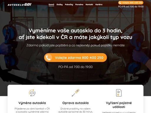vyměníme vaše autosklo do 3 hodin, ať jste kdekoli v čr a máte jakýkoli typ vozu. zdarma pokud jste pojištění a co nejlevněji pokud pojistku nemáte.