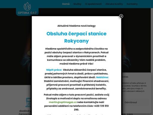 kvalitní plyn za výhodné ceny
