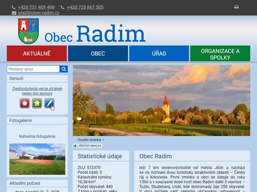 obce radim