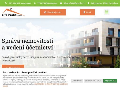 poskytujeme úplný servis, spojený s ekonomickou a technickou správou budov a nemovitostí.