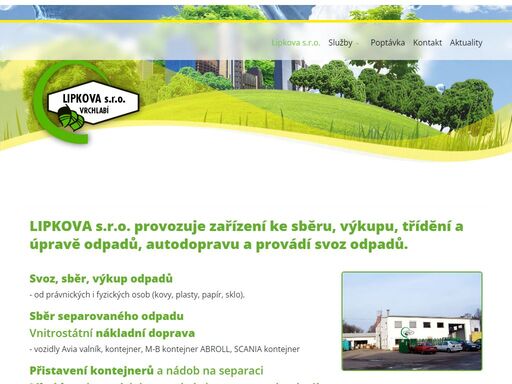provozujeme zařízení ke sběru, výkupu, třídění, lisování a úpravě odpadu.