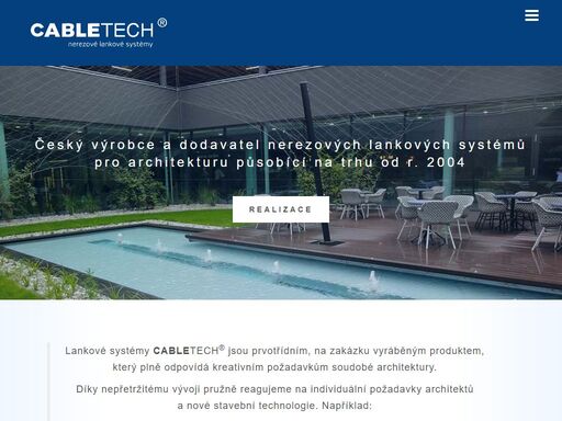 lankové systémy pro stavebnictví a architekturu. systémy pro ozelenění, ochranné a dělící nerezové sítě, výplně zábradlí, závěsné systémy, designové struktury