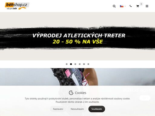 běhshop.cz – to je největší výběr veškerého vybavení pro milovníky běhu. běžecké boty, oblečení, tretry, sportovní hodinky a mnoho dalšího můžete nakoupit online nebo v n ...