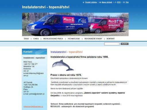 instalaterské práce - voda, topení, tepelná čerpadla voda -vzduch, solární ohřev vody, domácí vodárny, renovace koupelen, novostavby,  oprava topení, oprava vody  