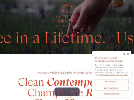 boutique weddings je luxusní svatební agentura v praze, která vaše sny a přání promění v nezapomenutelnou oslavu vaší lásky.