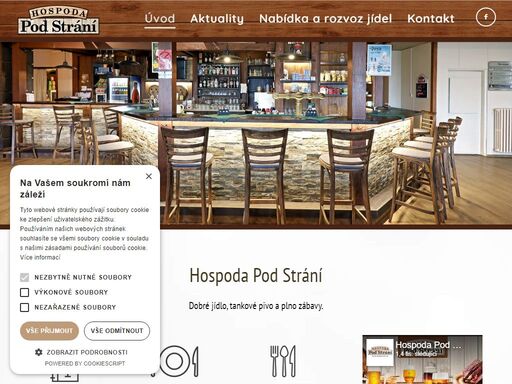 v naší restauraci hospoda pod strání v hradci králové si můžete pochutnat jak na chutných pokrmech, tak popít jen tak s přáteli pravé české pivo.