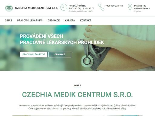 czechia medic centrum - úvodní stránka.