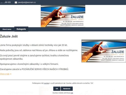 www.zaluzie-jost.cz