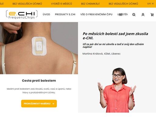 e-chi.cz = spojení biohackingu a alternativní léčby bolesti ? objevte frekvenční čipy a frekvenční terapii jako inovativní řešení pro úlevu od bolesti a podporu zdraví ?