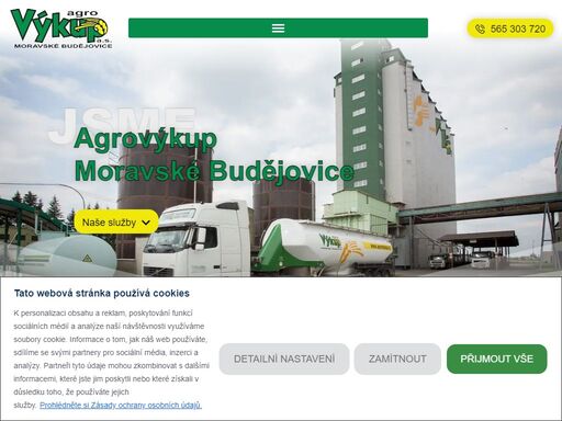 obchod s rostlinnými komoditami, prodej krmných směsí a zemědělské chemie vám poskytuje agrovýkup moravské budějovice.