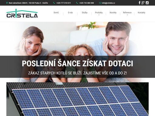 fotovoltaika a tepelná čerpadla pro rodinné domy na klíč.
