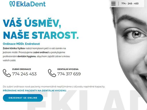 v naší zubní ordinaci mddr. endrekové se o vás postaráme. s bohatými zkušenostmi a moderními technologiemi vám poskytneme péči o vaše zuby a ústní zdraví.