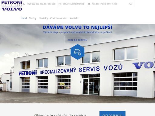 servis vozů volvo v praze