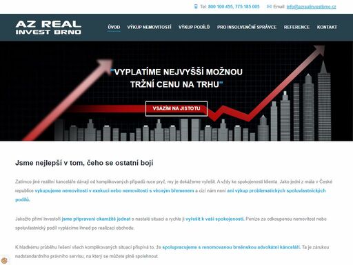 www.azrealinvestbrno.cz