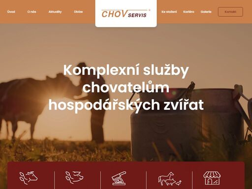 chovservis a.s. nabízí inseminaci, kontrolu užitkovosti, obchod se zvířaty a výrobu masných výrobků pod značkou toro hlavečník. je součástí skupiny agroměřín.
