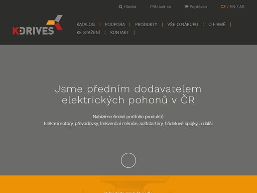 hledáte spolehlivého dodavatele průmyslových elektrických pohonů a
motorů? nehledejte nic jiného než k-drives, přední velkoobchodní a distribuční společnost
s více než třicetiletými zkušenostmi v oboru.