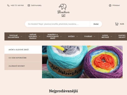 široký sortiment textilní galanterie uničov u olomouce, masarykovo nám. 24. ponožkové a punčochové zboží, svíčky, látky, příze, doplňky