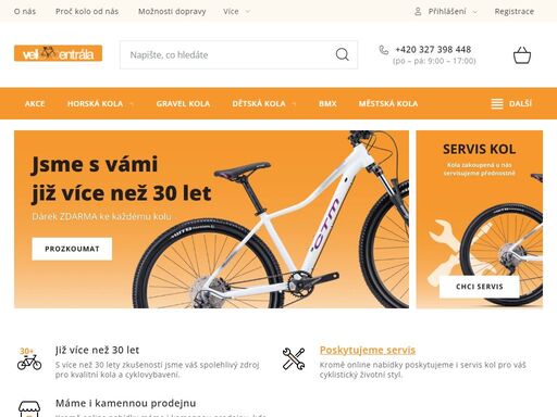 již od roku 1991 máme pro vás otevřenou kamennou prodejnu v hostovlicích. zabýváme se pouze jízdními koly a vším, co je s nimi spojeno. všechna kola, která jsou momentálně skladem, si u nás můžete vyzkoušet.