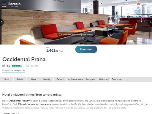 tento hotel nacházející se ve finanční čtvrti v praze 4 je ideální pro služební cesty. proveďte vaši rezervaci!