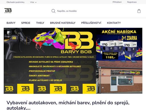 vybavení autolakoven, míchání barev, plnění do sprejů, autolaky, tmely, brusné materiály a další. společnost barvy bob vznikla na podzim roku 2021 po mnoholeté zkušenosti v oboru prodeje autolakýrnického vybavení. naší hlavní činností je prodej barev, laků, plničů, podkladových materiálů, leštících systémů, sprejů,…