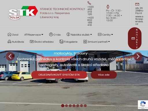 stk raspenava stanice technické kontroly folda sro autoškola frýdlant v čechách liberec nové město pod smrkem hejnice emise emisní kontrola kontrola technického stavu vozidel osobní nákladní automobily traktory osobních nákladní zemědělských strojů traktorů motocykly motocyklů prívěsný vozík přívěsných vozíků evodenční kontrola benzín nafta lpg plyn propan butan 