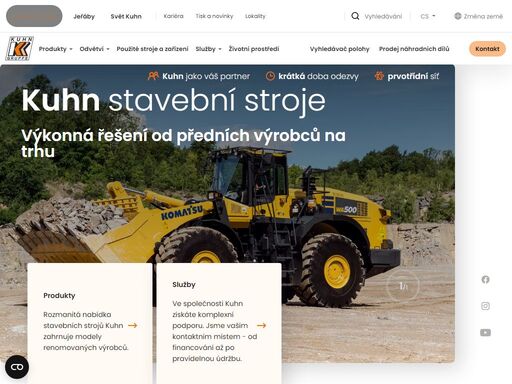 prozkoumejte nabídku vysoce výkonných stavebních strojů kuhn od předních výrobců a objevte naši atraktivní nabídku služeb. zjistěte více!