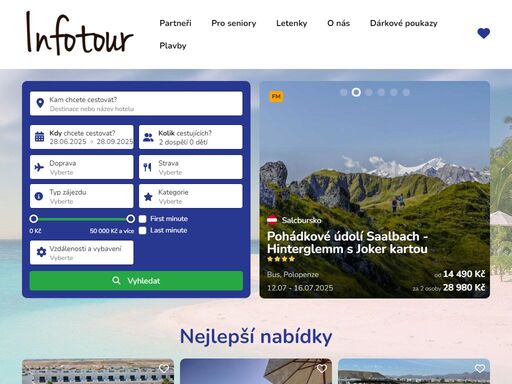 nabízíme zájezdy pobytové a poznávací.eurovíkendy,lázeňské pobyty,plavby po lodi.