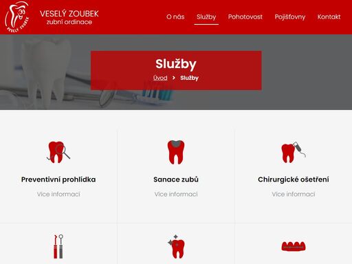 zubní ordinace, zubní ambulance, zubař, zubní, zubní hygiena, zuby, veselý zoubek, zoubek veselý zoubek - zubní ordinace žamberk
