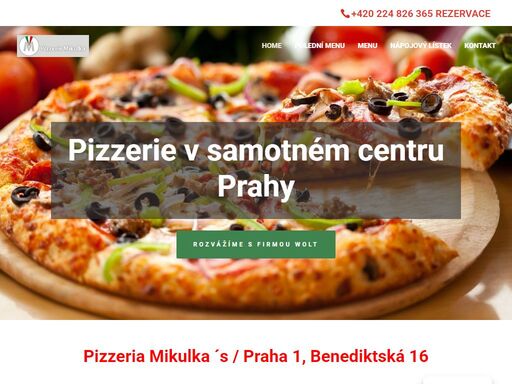 jsme první pizzerie v praze, která nabízí různé druhy pizzy, těstovin a na své si přijdou i milovníci steakové kuchyně, a to přímo u nás v centru hlavního města. navštivte nás, pizzeria mikulka ´s praha 1.