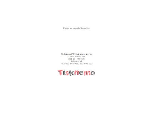 oficiální stránky příbramské tiskárny