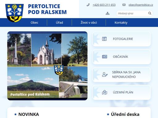 obec pertoltice pod ralskem