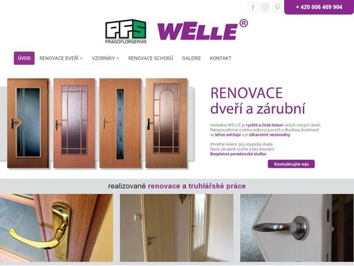 renovace dveří a zárubní praha pragoflorservis, spol. s r. o.. renovace dveří a zárubní systémem welle je rychlá a dostupná metoda obnovy vašich starých a zašlých interiérových, tak i vchodových dveří.