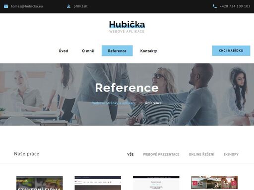 tvorba webových prezentací, online aplikací a cloud řešení