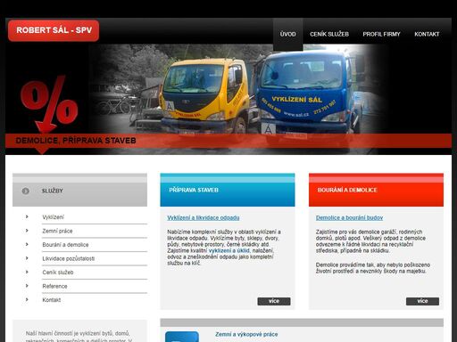 nabízíme komplexní služby v oblasti vyklízení a likvidace odpadu. provádíme demolice a bourání rodinných domů, garáží.