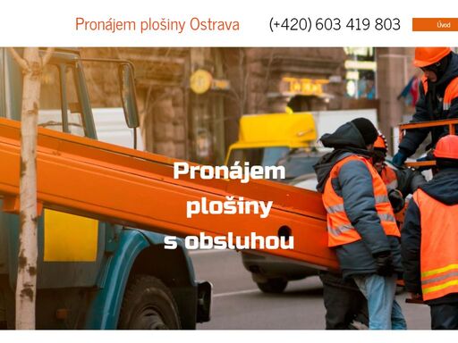 půjčovna pracovních plošin ostrava, havířov, poruba, karviná