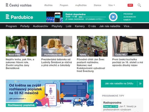 online vysílání a vše o programu. aktuální zprávy, tipy na výlety, recepty a rozhovory se zajímavými hosty.