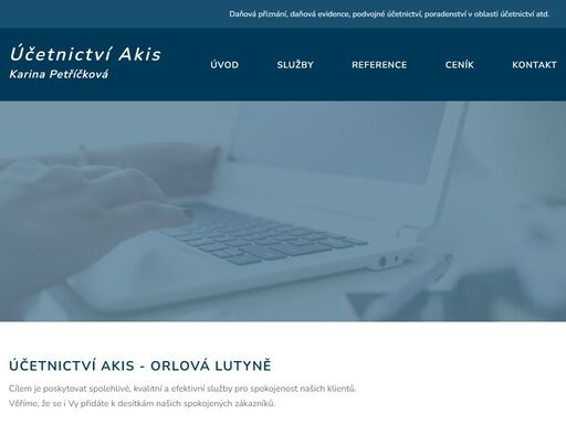 účetní služby kariny petříčkové. daňová přiznání, daňová evidence atds.