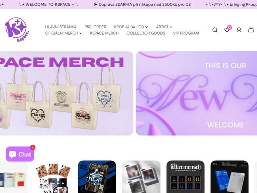 objevte kspace: první kpop prodejnu v praze a eshop pro všechny fanoušky! alba, merch a více!