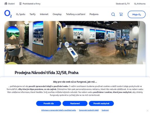 prodejna praha - národní třída 32/58. o2 služby, telefony, zařízení a příslušenství nebo profesionální podpora a spoustu dalšího, to nabízejí všechny naše značkové prodejny.