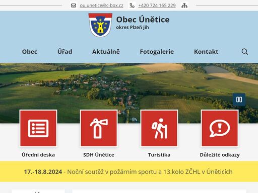 www.obec-unetice.cz